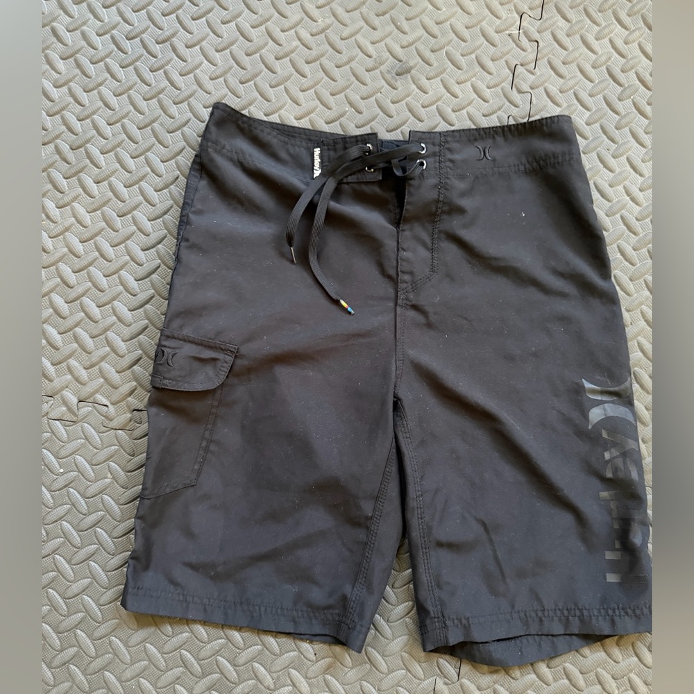 Hurley Black Men's Cargo Boardshorts
